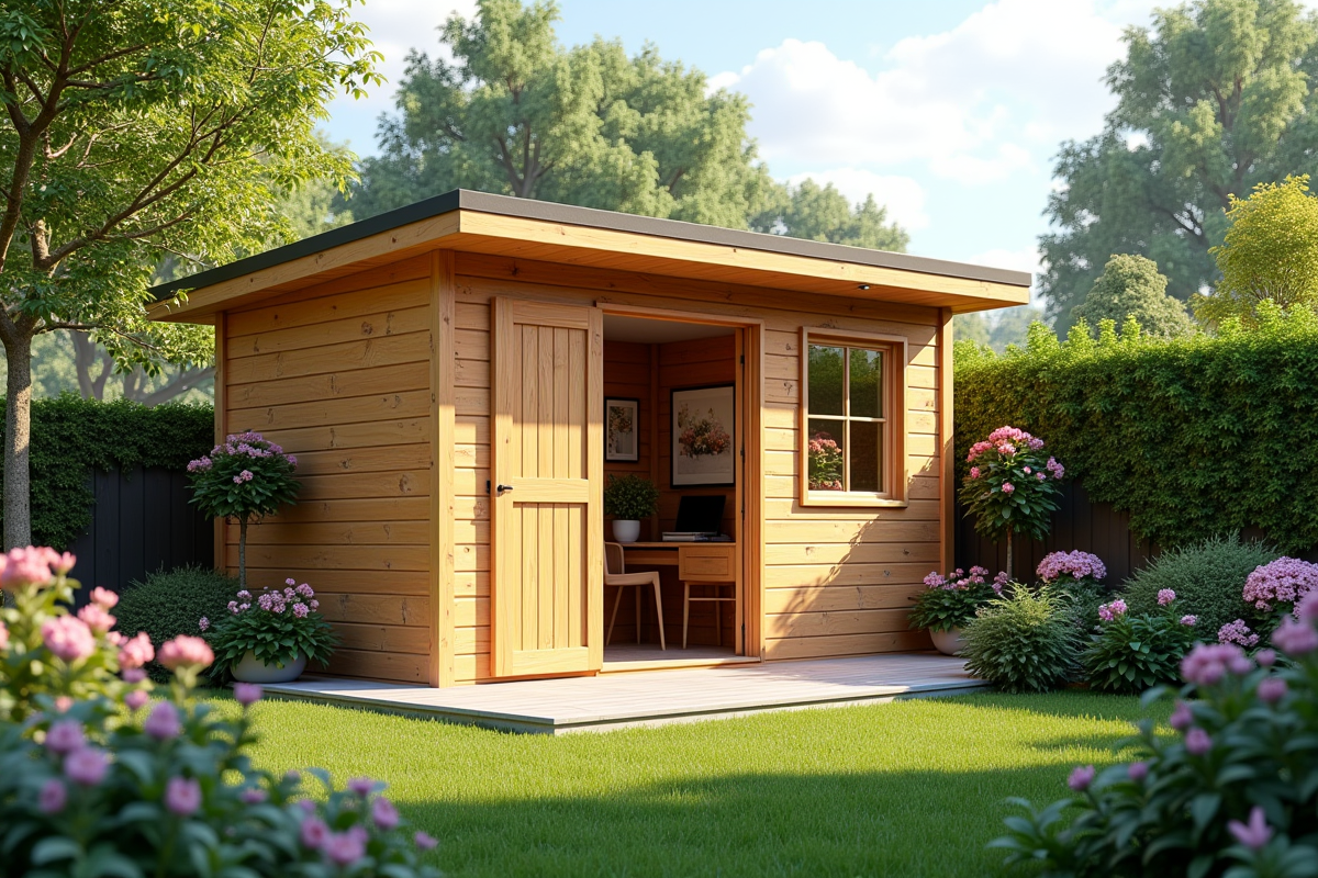 Abri de jardin de 5 m² sans déclaration préalable nécessaire