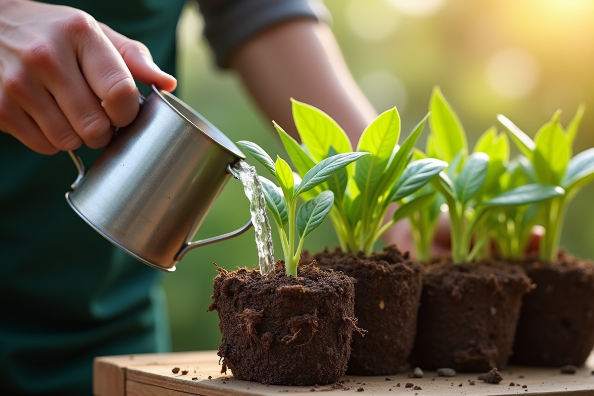 Conseils pour arroser des boutures bien enracinées